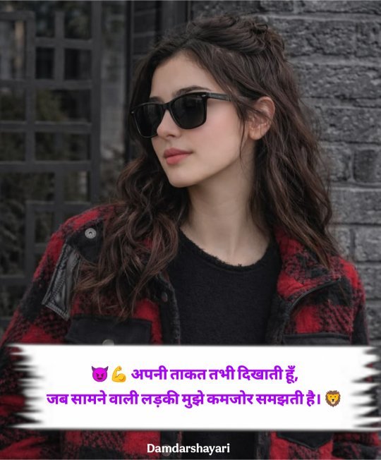Attitude Shayari For Girls