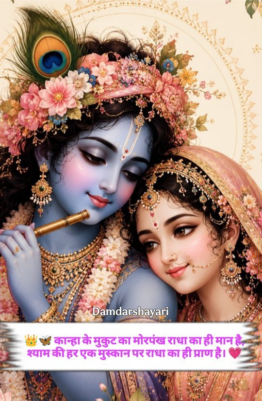 Radha Krishna Shayari